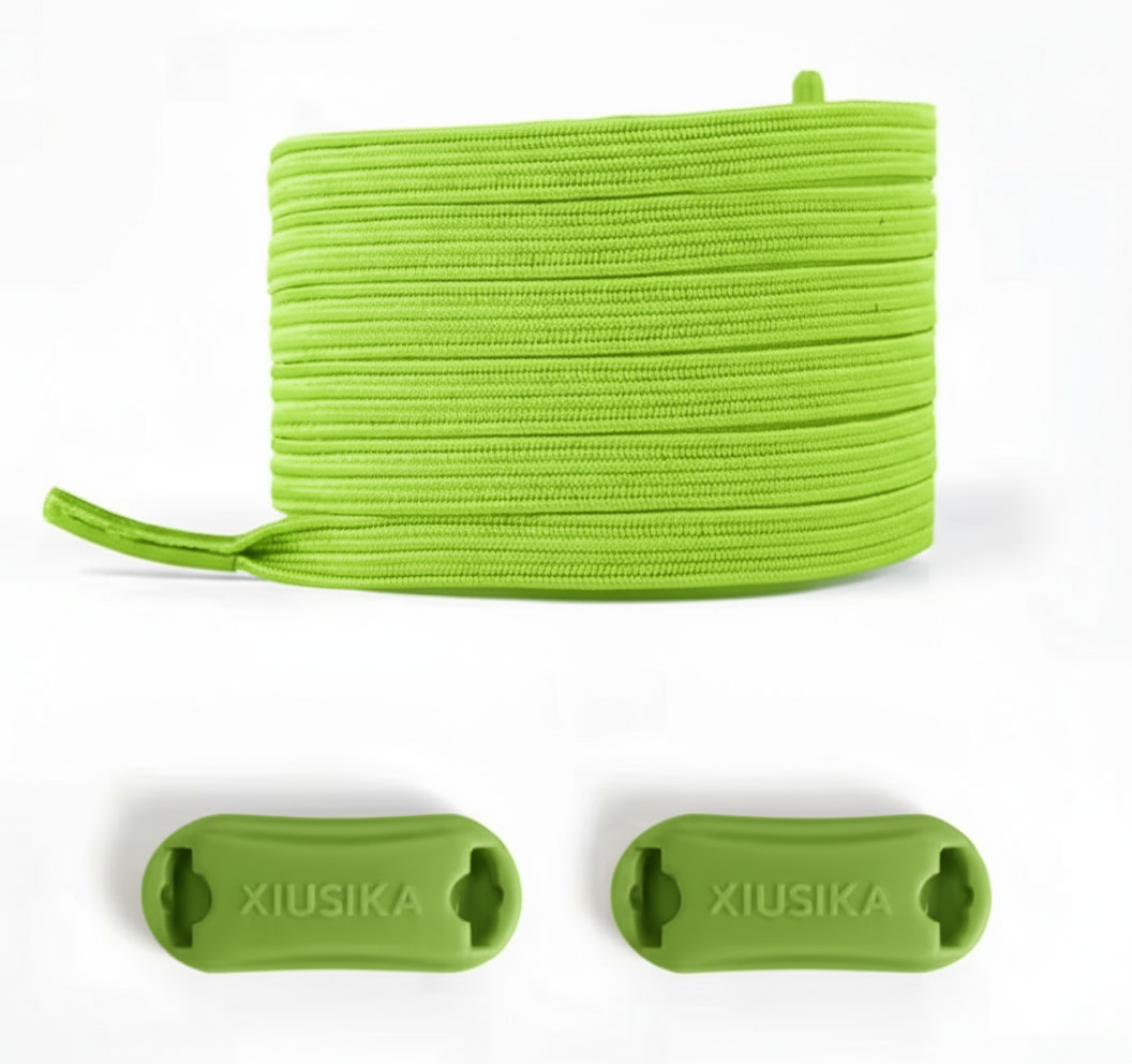 Adaptive ‘No Tie’ Elastic Shoelaces — with Buckle