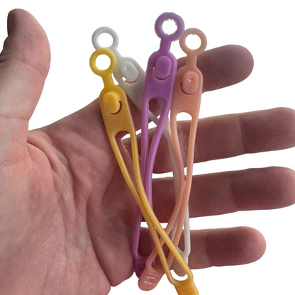 Reusable Silicone Cord Strap With Hook