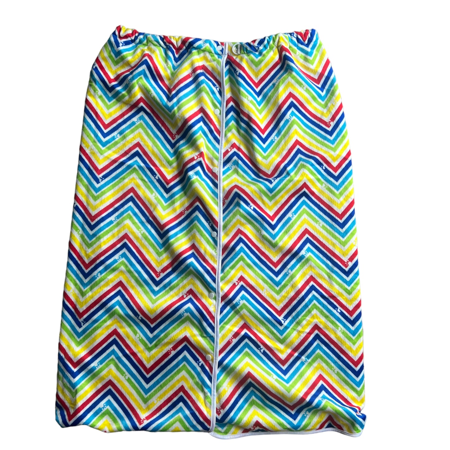 Adult Waterproof Continence Skirt (Snaps) Zig Zag