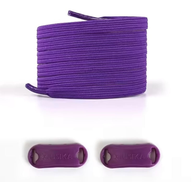 Adaptive ‘No Tie’ Elastic Shoelaces — with Buckle