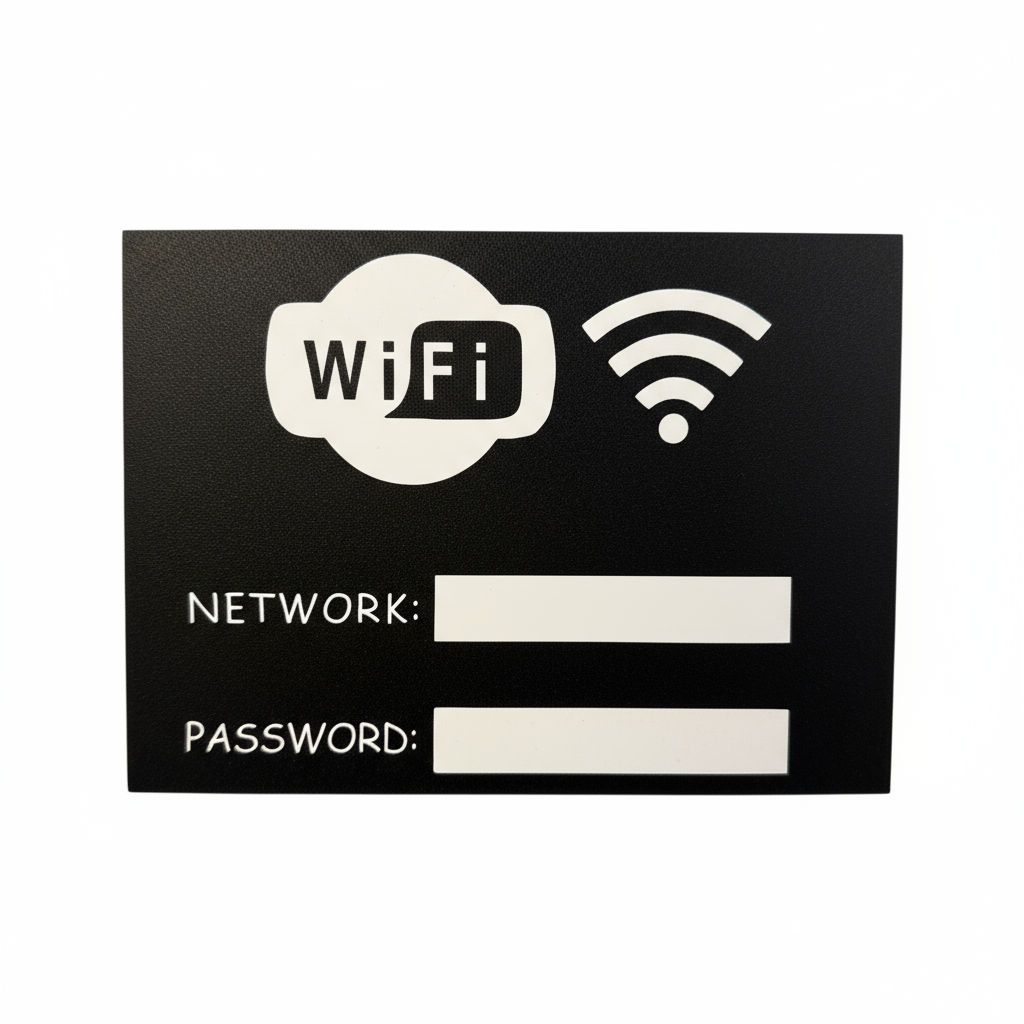 Magnetic WiFi Sign