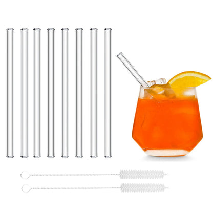 Short Glass Straws