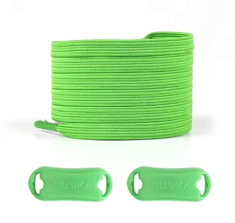 Adaptive ‘No Tie’ Elastic Shoelaces — with Buckle