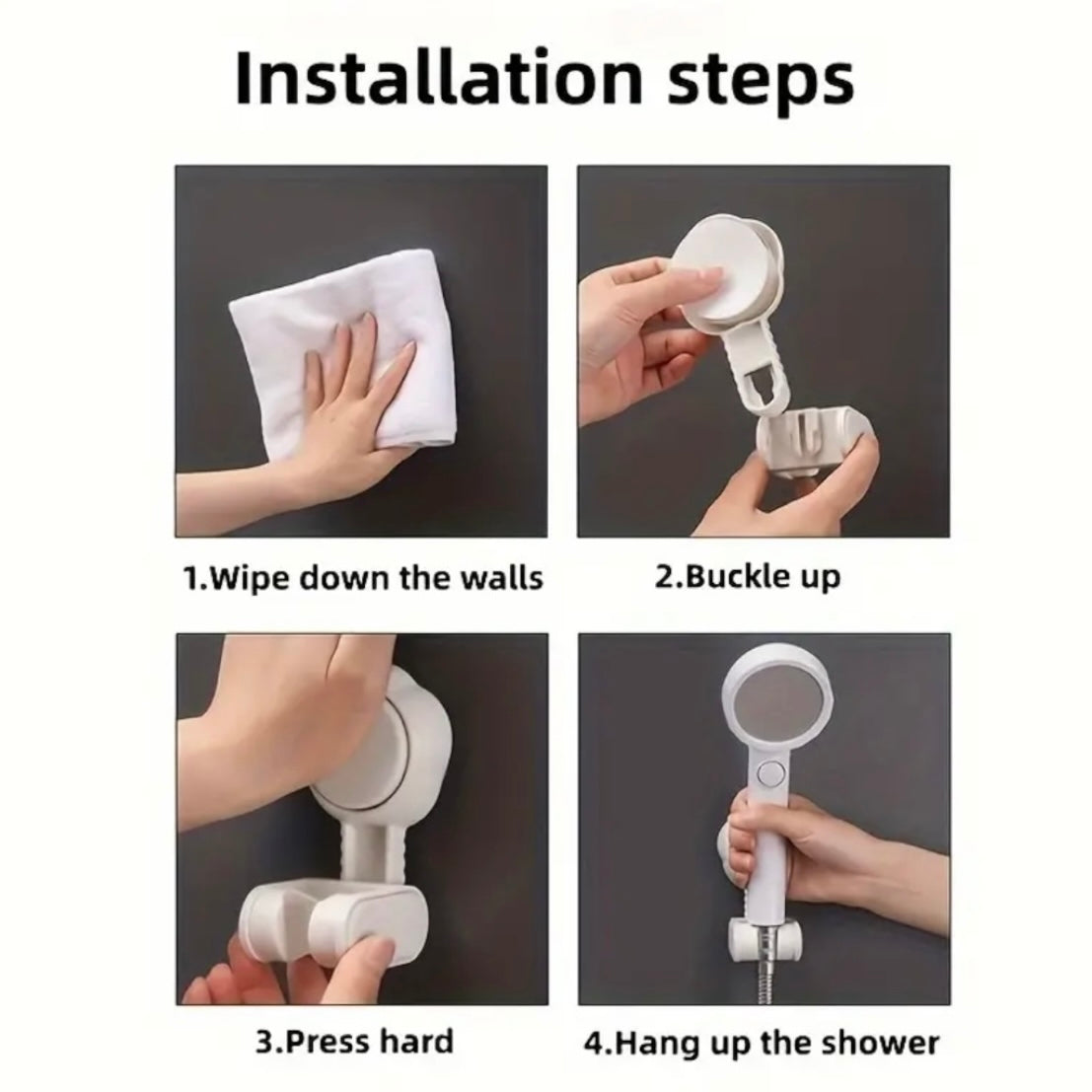 Adjustable Suction Shower Holder