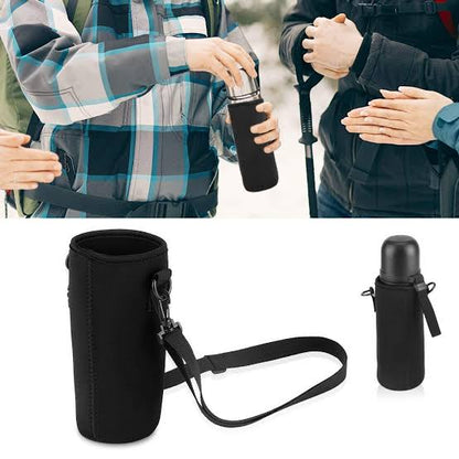 Neoprene Water Bottle Holder + Strap