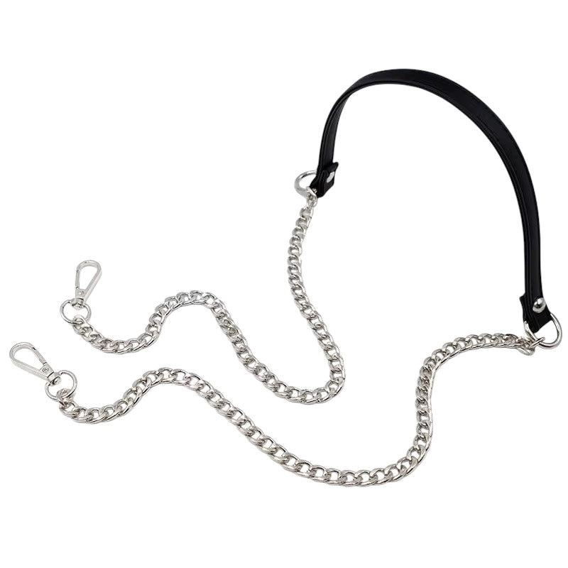 Bag Straps — Leatherette + Chain