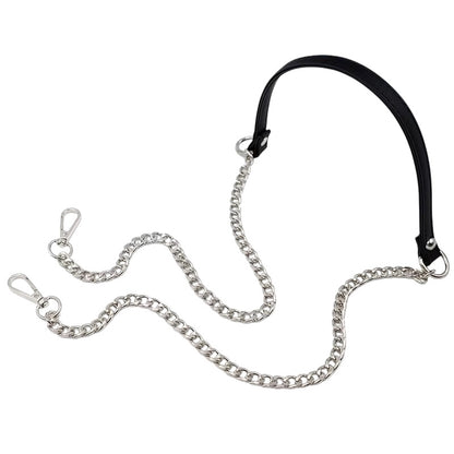 Bag Straps — Leatherette + Chain