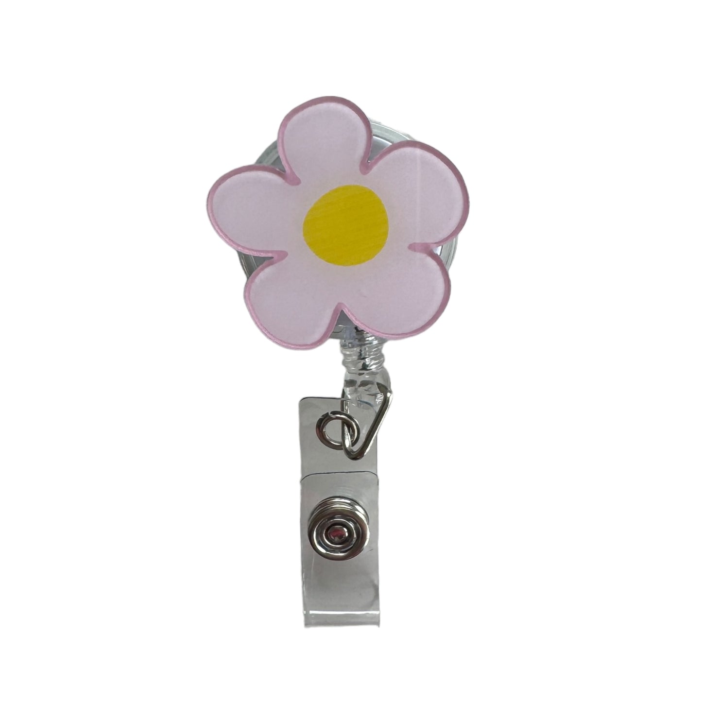 Retractable Badge Holder (Nurses) — Flower