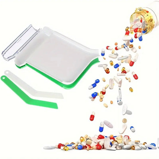 Pill Counting Tray with Dispenser