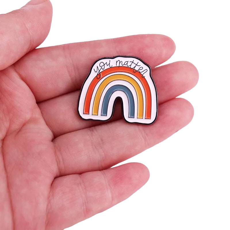Pin  — You Matter Rainbow