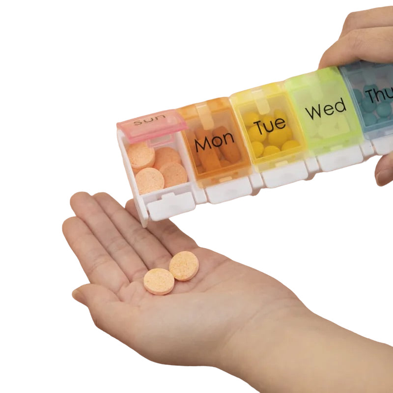 7 Day Pill Box — Compact Daily Dose