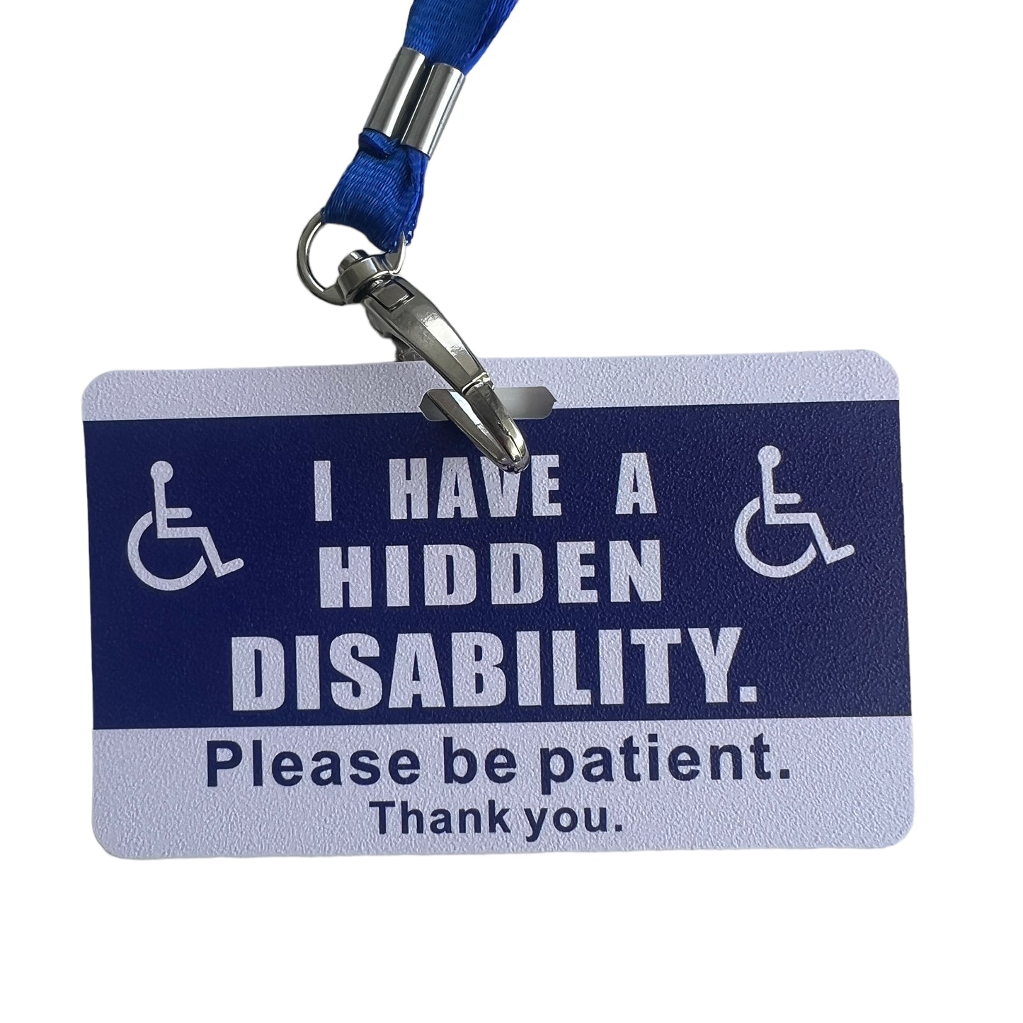 Hidden Disability Card + Lanyard