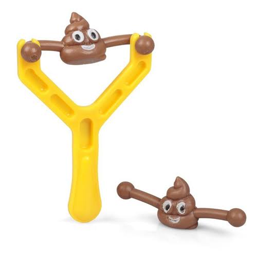 Catapulting Poop Emoji