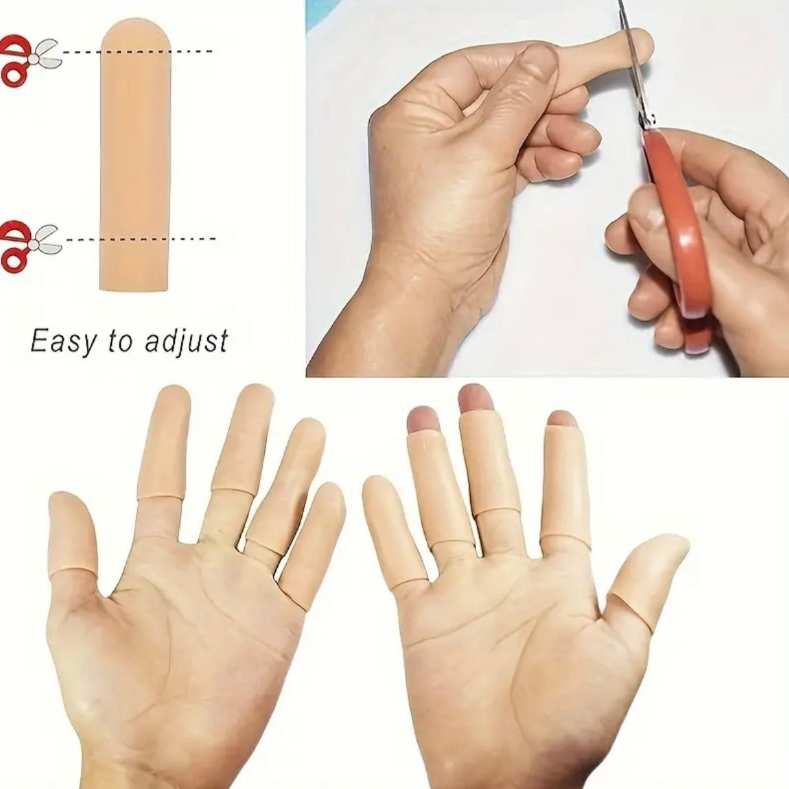 Silicone Finger Tip Protectors