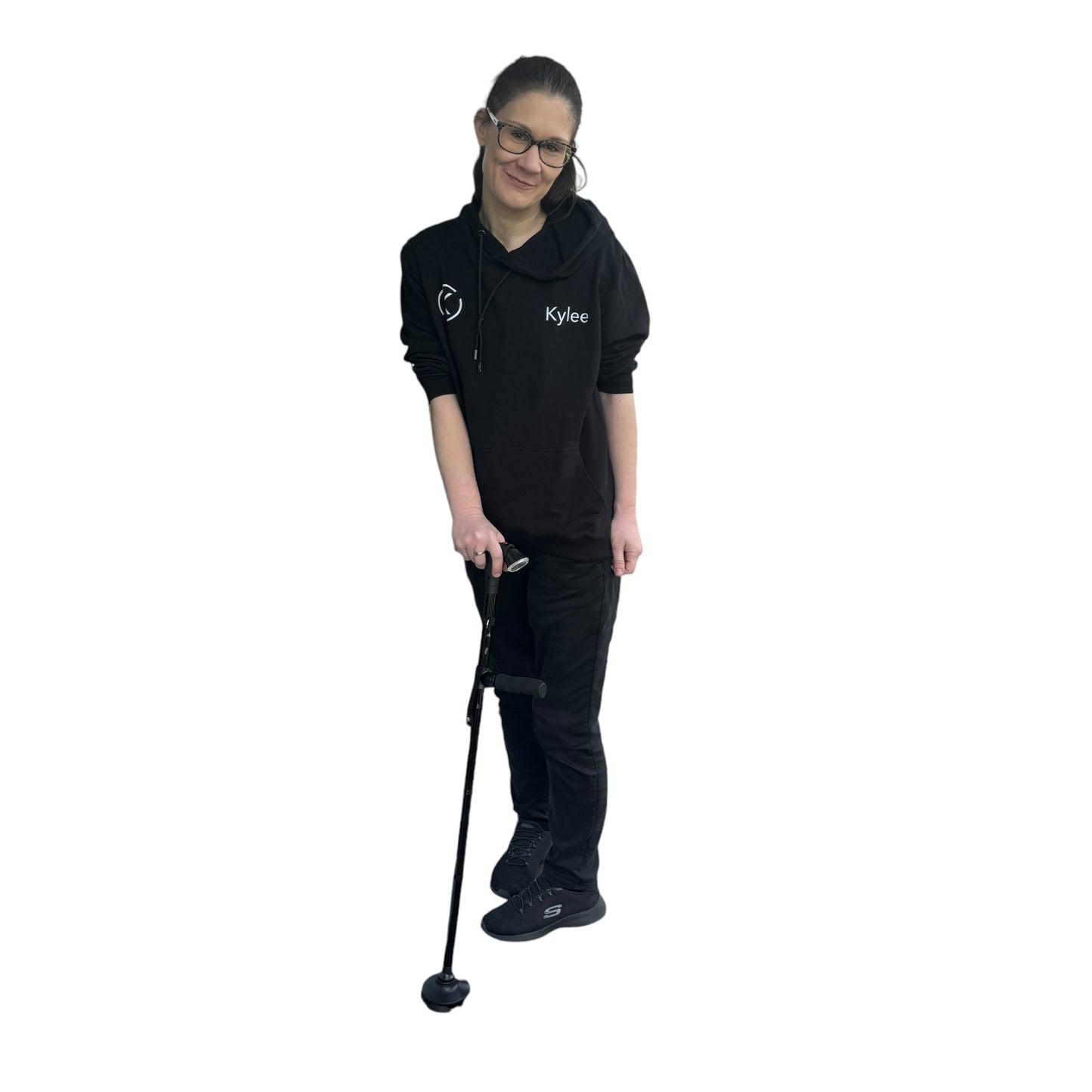 Mobility Aid — Telescopic LED Folding Cane