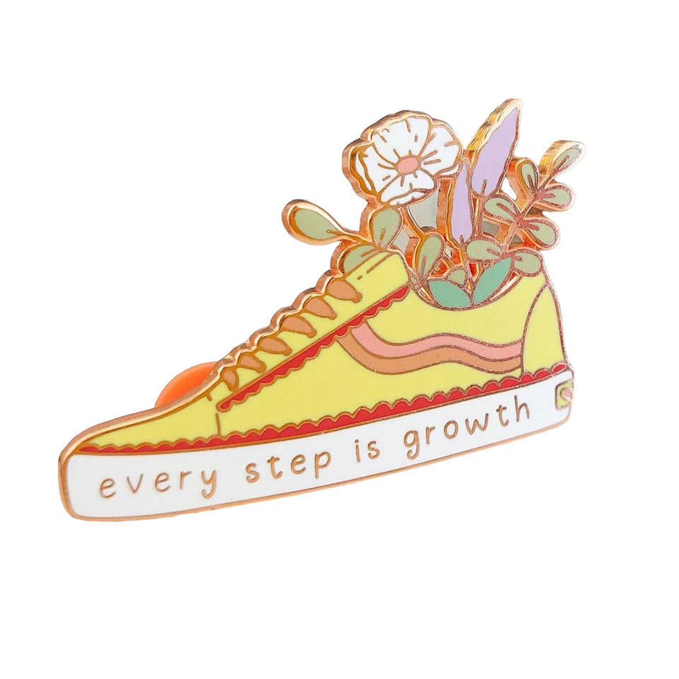 # Pin  — 'Every Step Is Growth'