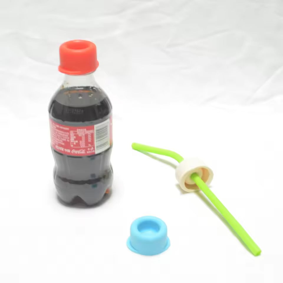 Silicone Straw Spill-Proof Lid