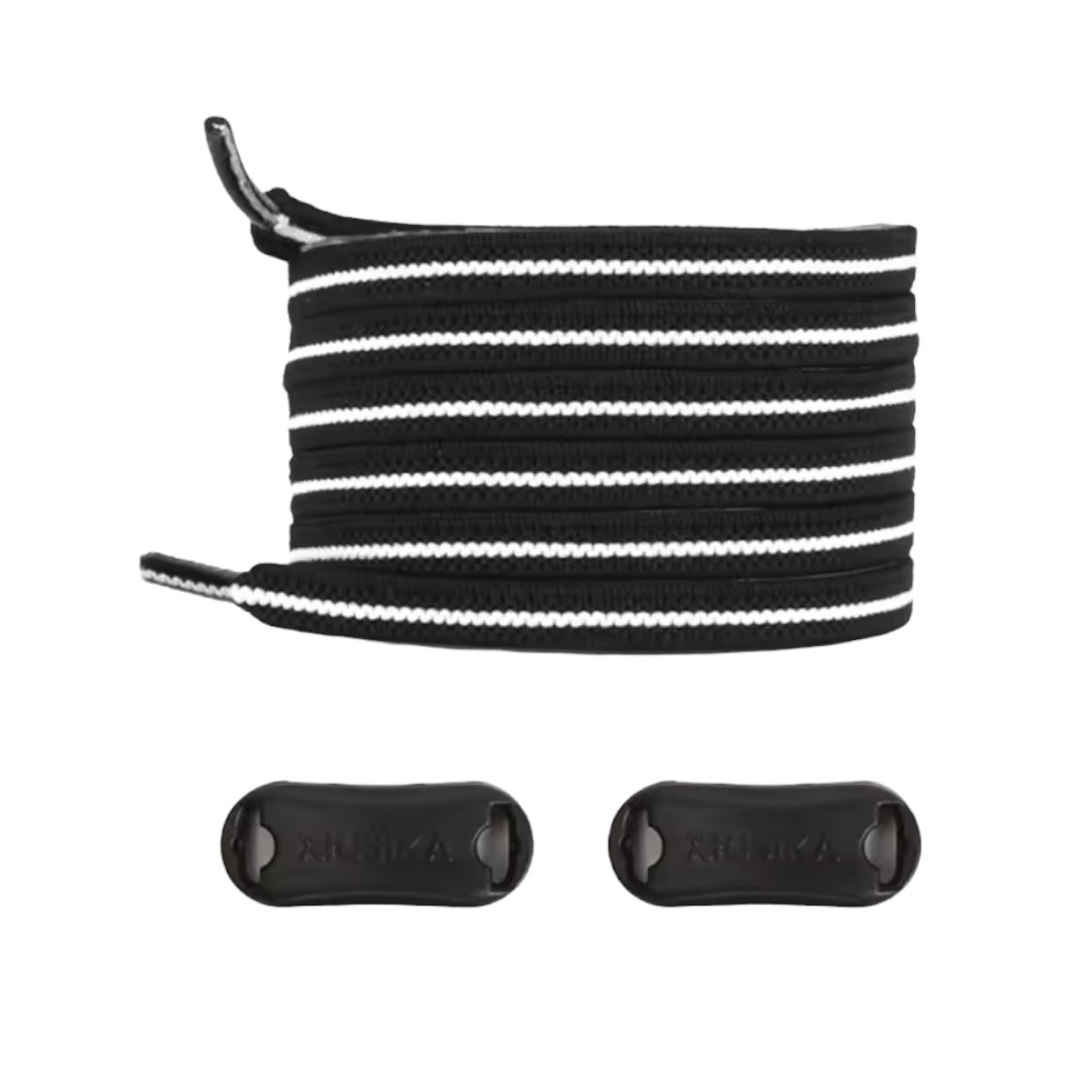 Adaptive ‘No Tie’ Elastic Shoelaces — with Buckle