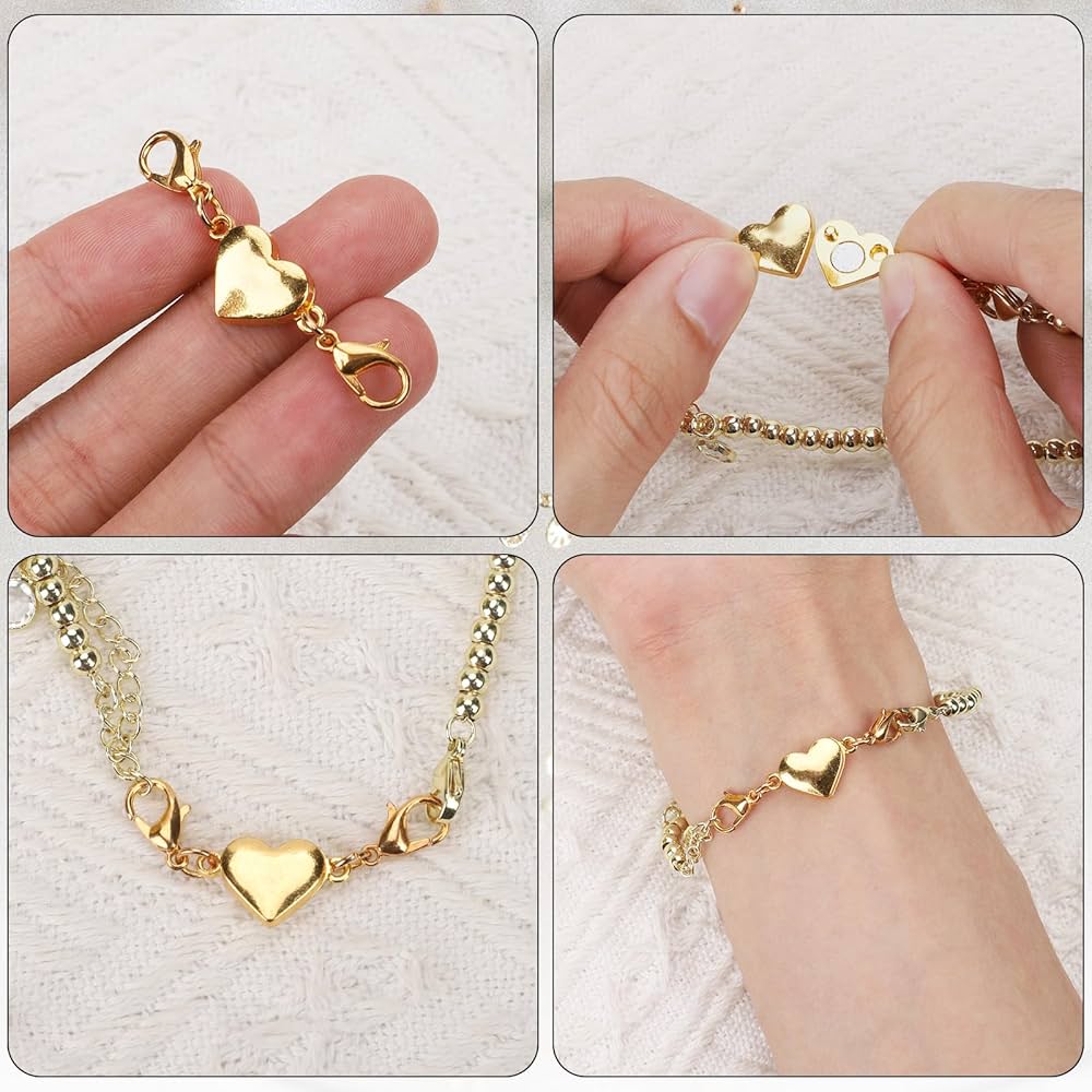 Jewellery Clasp - Magnetic Heart