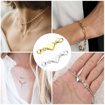 Jewellery Clasp - Magnetic Heart