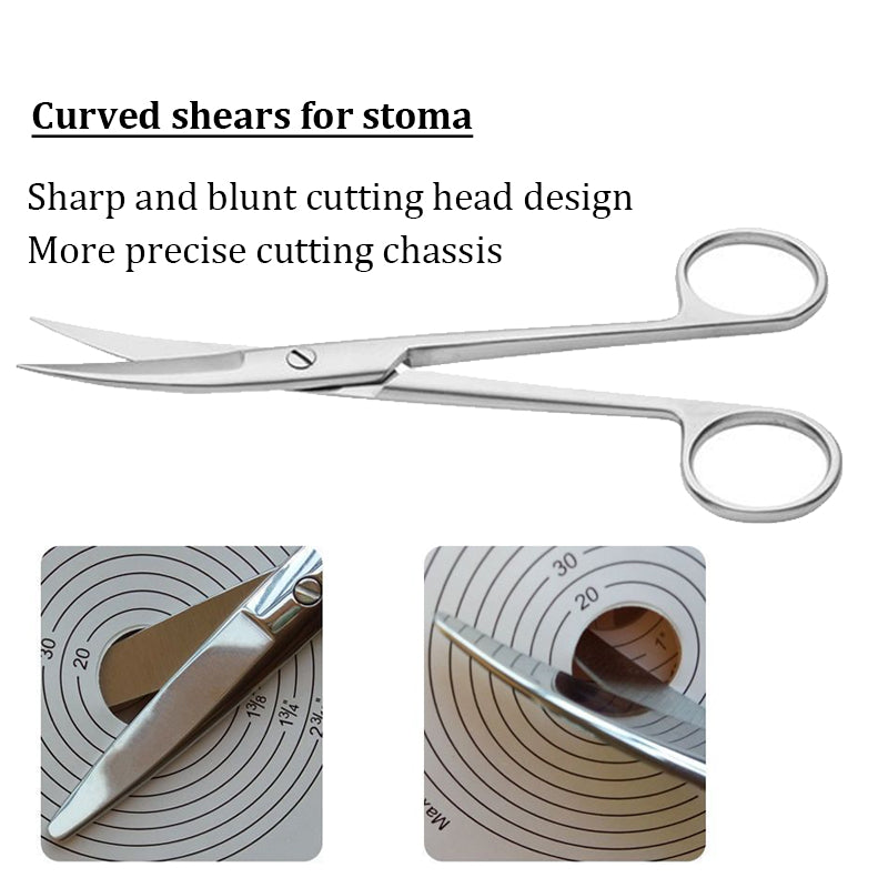 Curved Scissors — For Ostomy Users / Ostomates