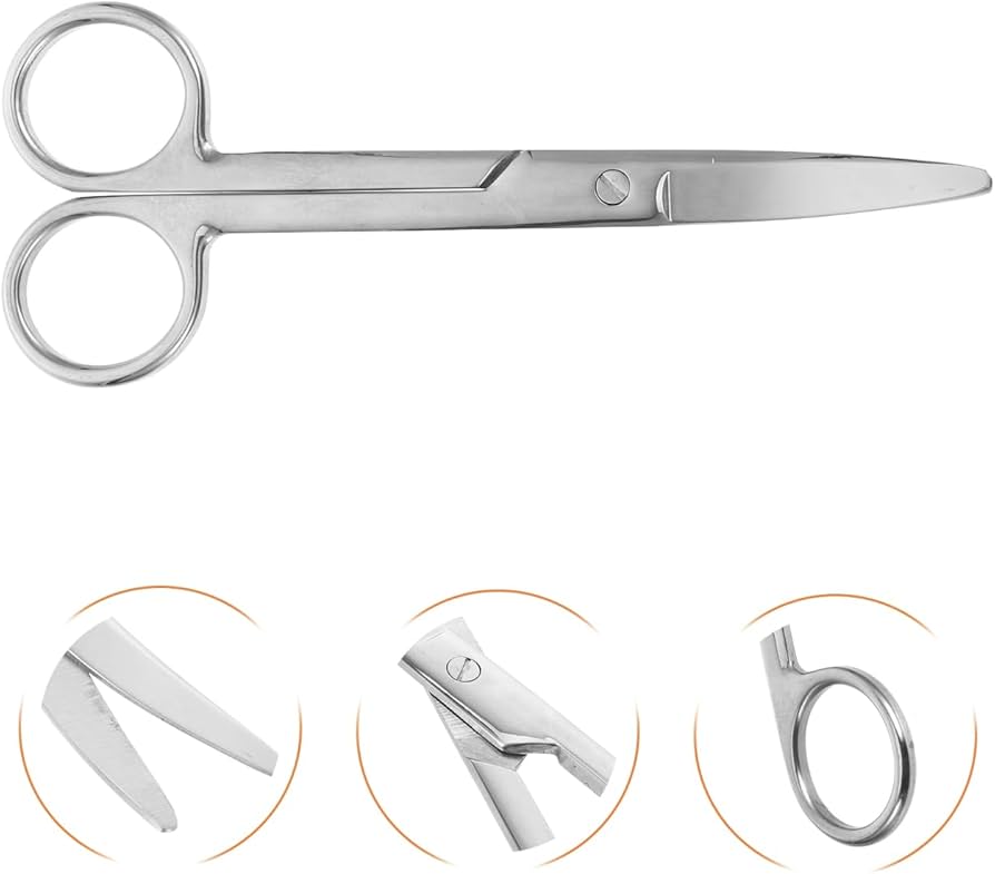 Curved Scissors — For Ostomy Users / Ostomates