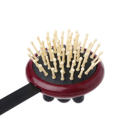 Long Handle all-in-one: Hair Brush, Lotion Applicator + Massager