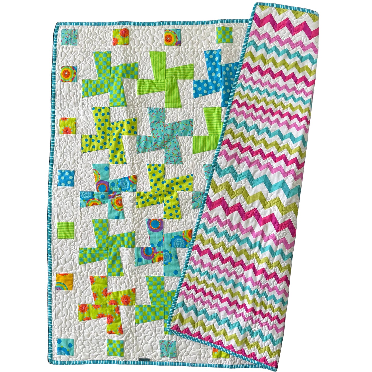 Quilt — Colour Pop Pinwheels