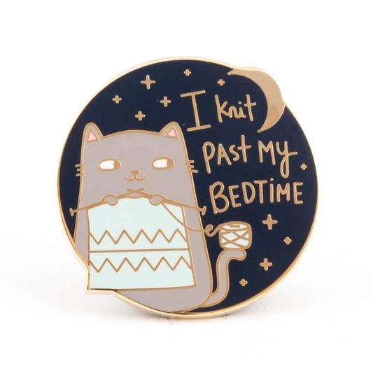 Pin  — I knit past my bedtime