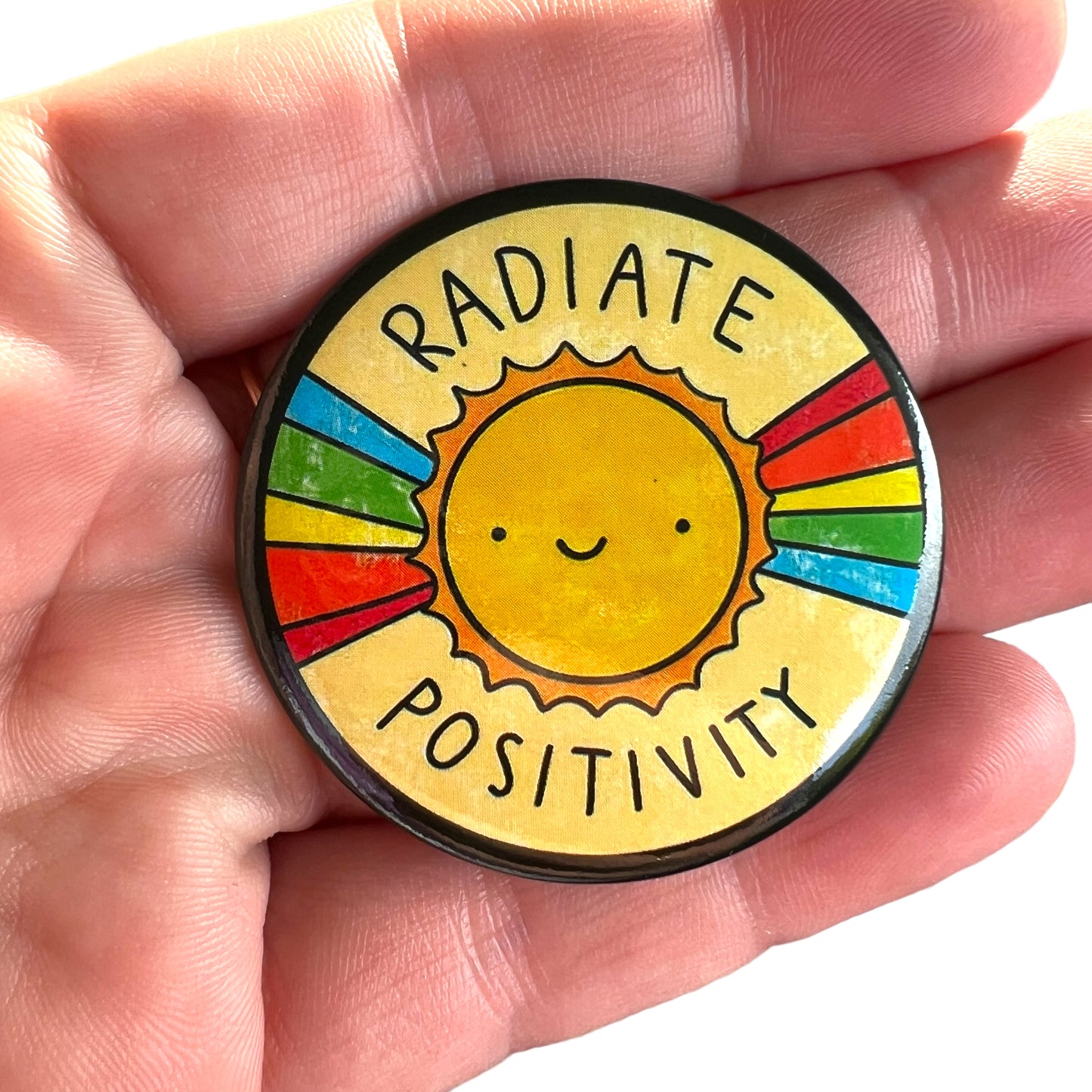 Pin — ‘Radiate Positivity’
