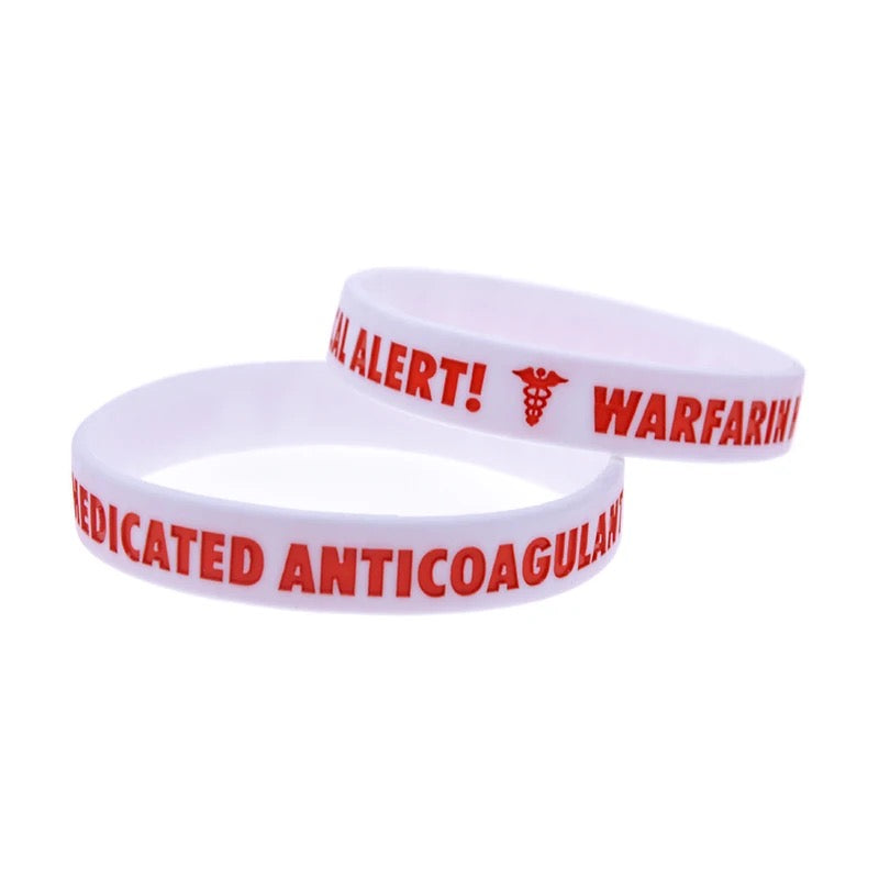 Awareness Bracelet - ‘Warfarin Anticoagulant Alert ’