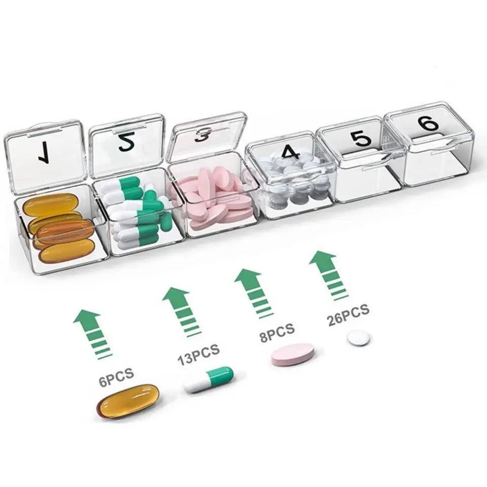 Portable Monthly Pill Organiser