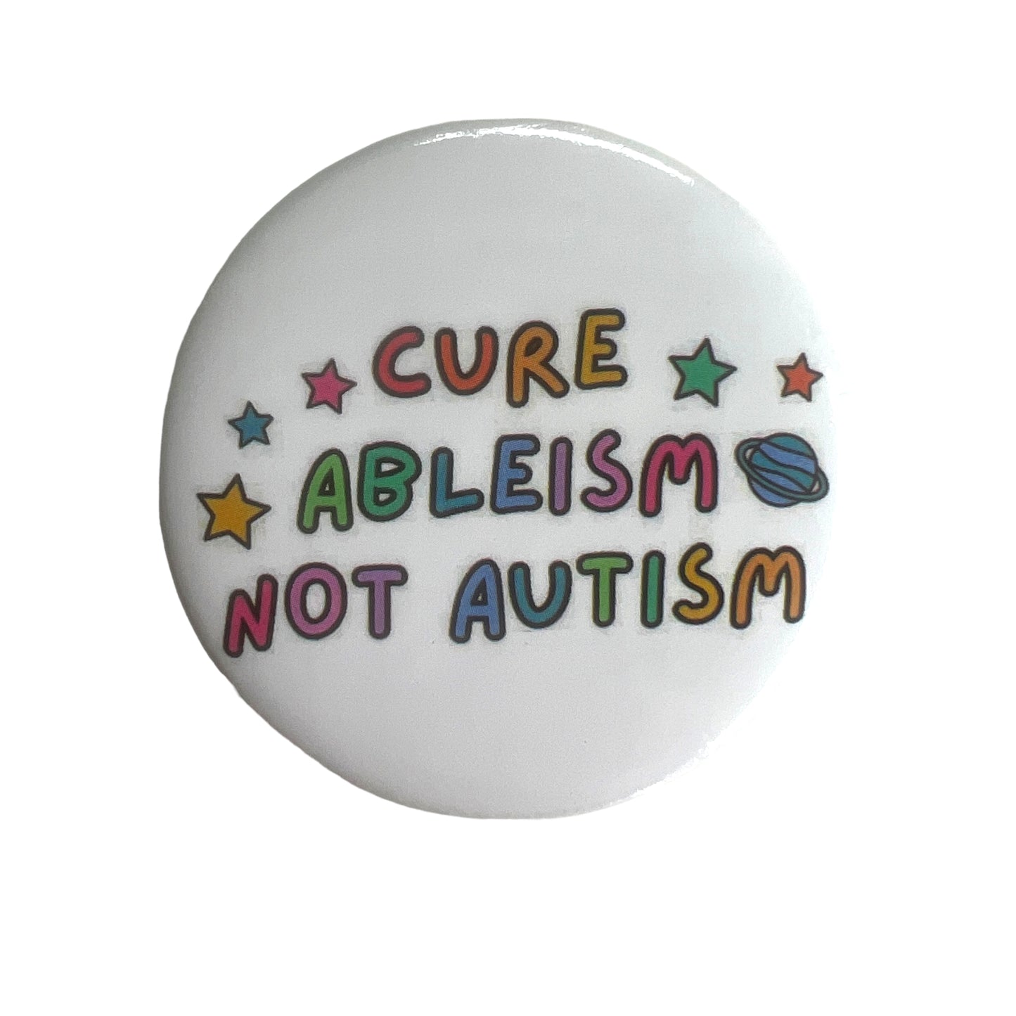 Pin — ‘Cure Ableism Not Autism’