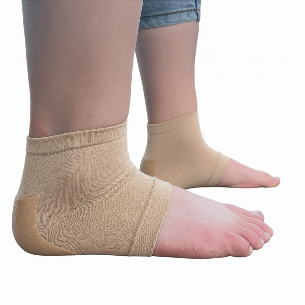 Elastic Gel Heel Moisturising Socks