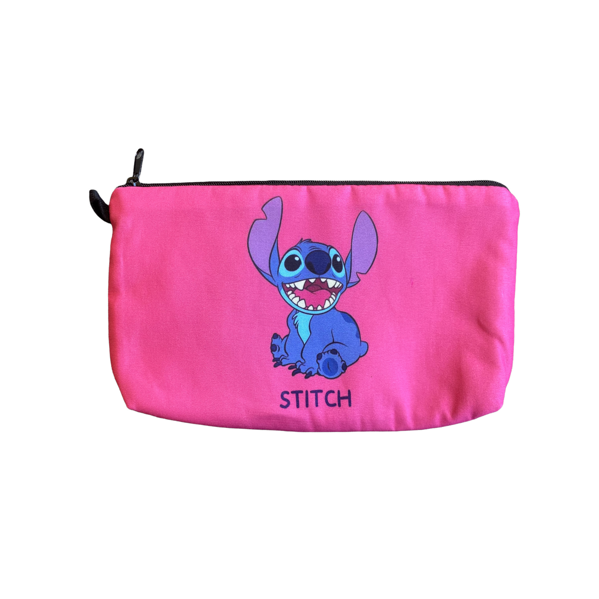 Soft Padded Zipper Purse Pen & Pencil Cases SPIRIT SPARKPLUGS Pink Stitch  
