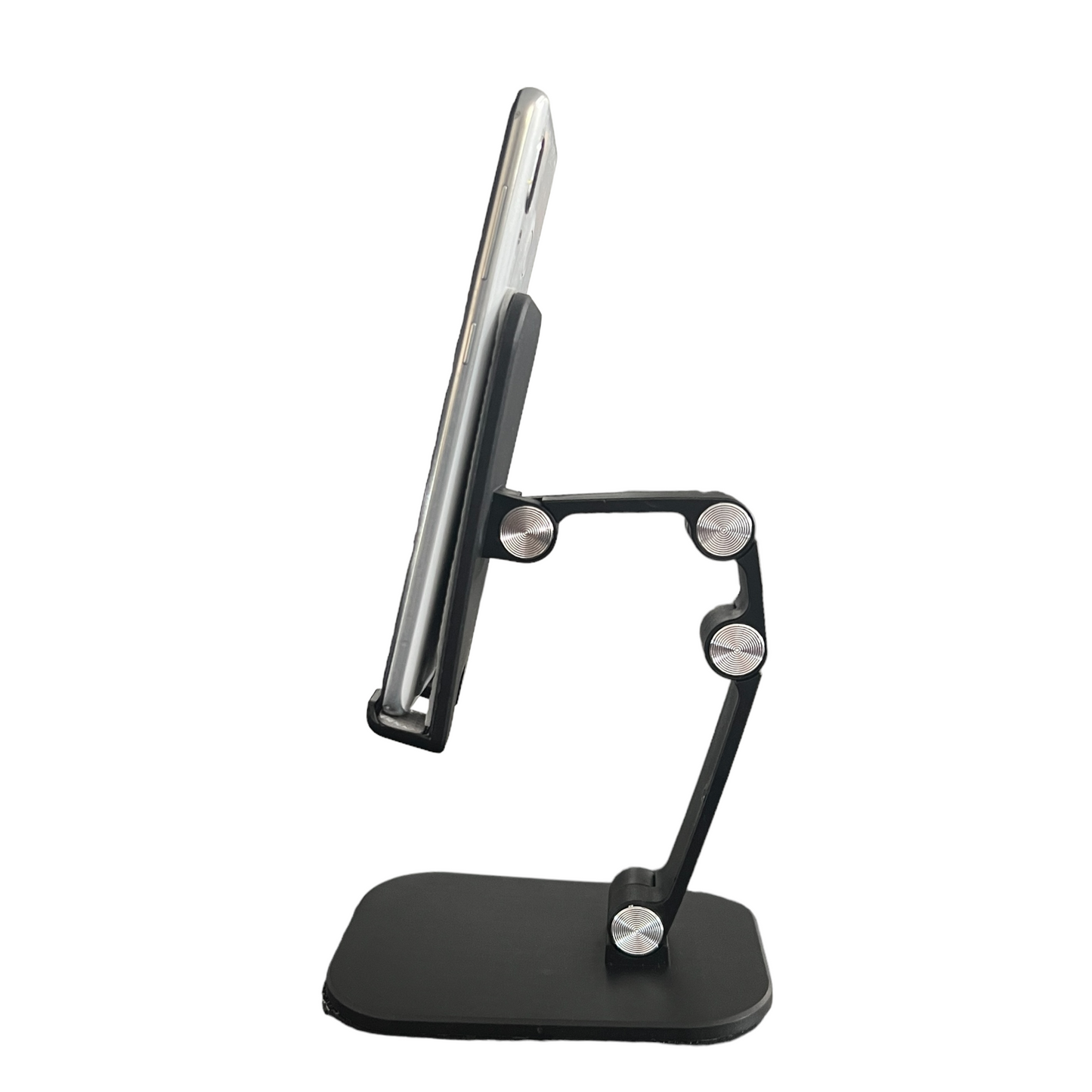🎨 Compact Adjustable Phone & Tablet Stand Mobile Phone Accessories SPIRIT SPARKPLUGS Black  