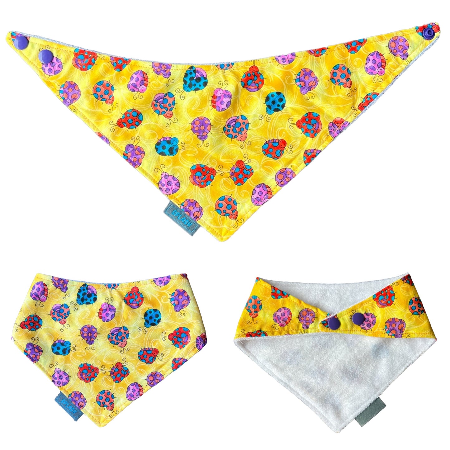 Triangle Bibs (assorted patterns) Bibs Splash Quilting   