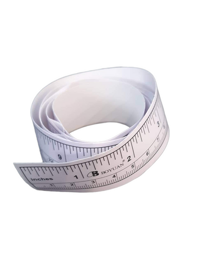 Adhesive Ruler for Crafts  SPIRIT SPARKPLUGS Metric Left to Right 