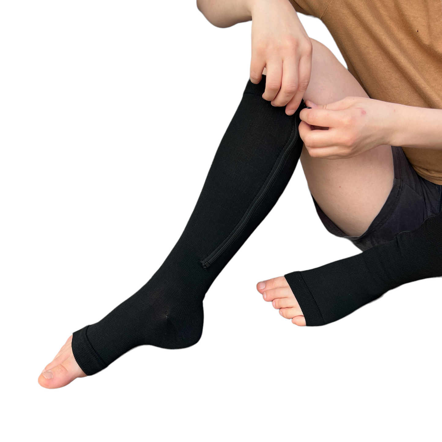 Compression Socks with Zipper (toeless)