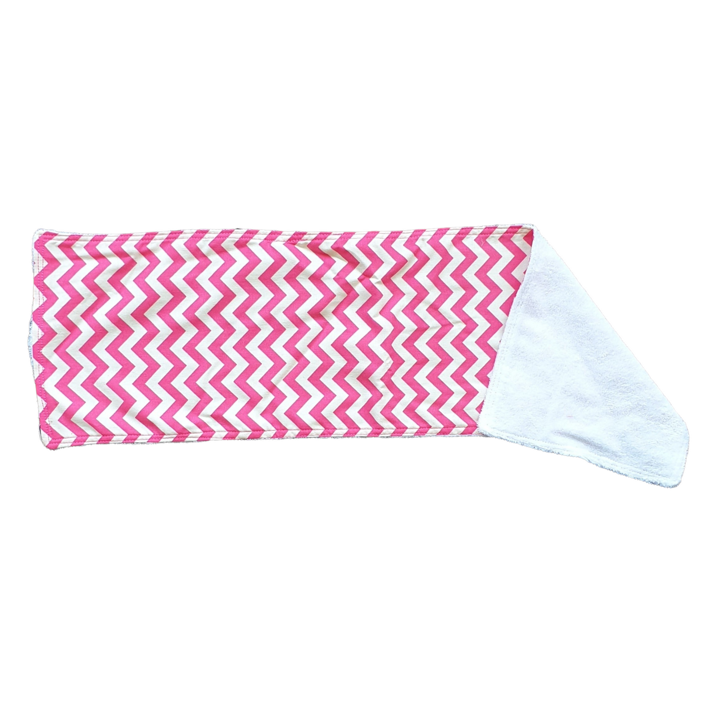 Burping Cloths (assorted patterns) Baby & Toddler Splash Quilting Zig Zag Pink 