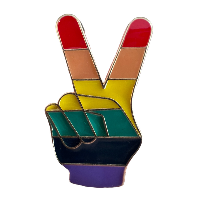 Pin — Peace Out — Pride Series