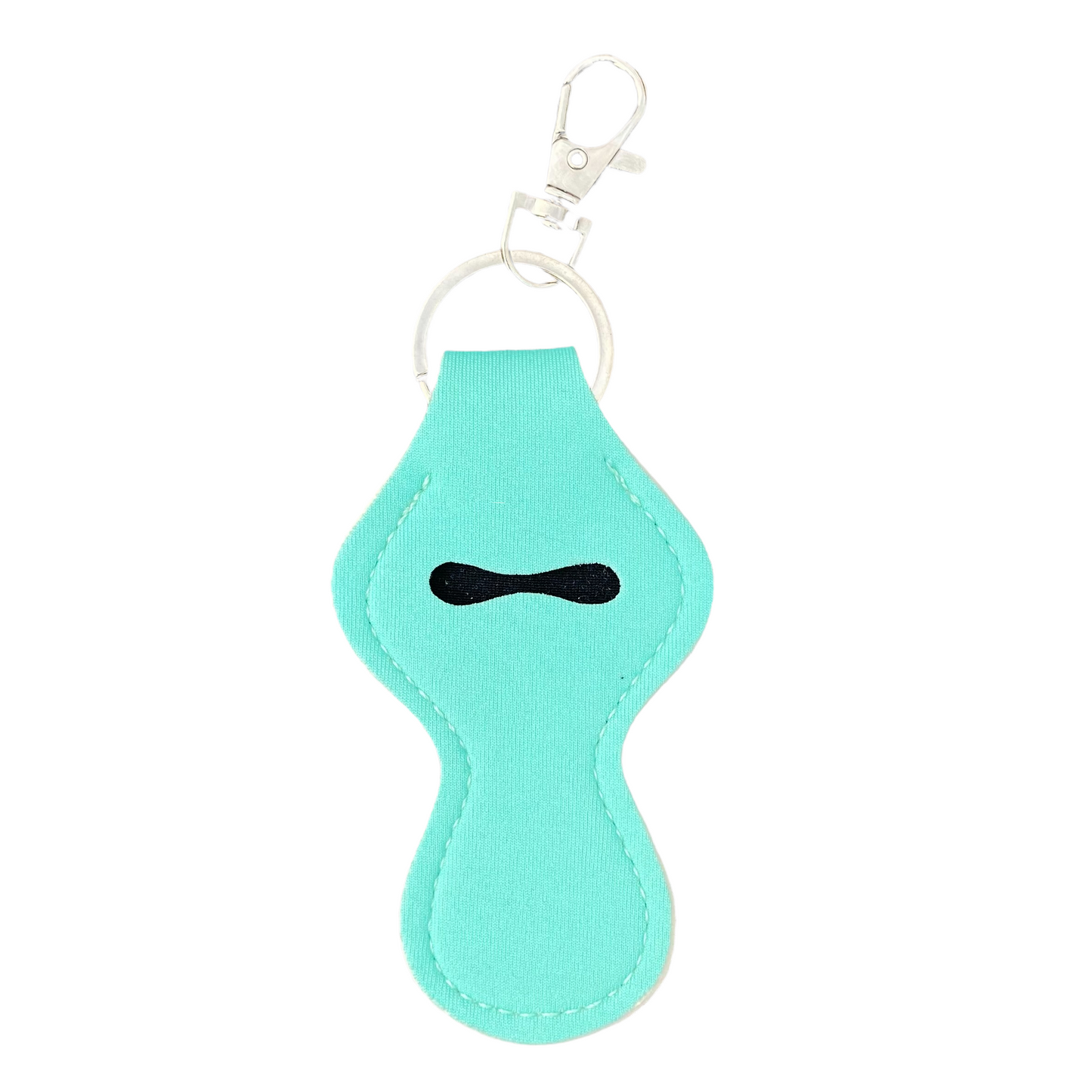 Keyring — Lipstick/Chapstick Holder Keychains SPIRIT SPARKPLUGS Teal  