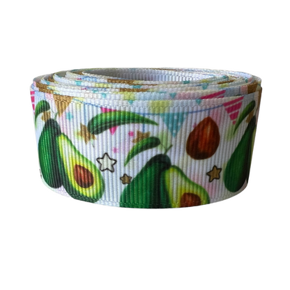 Cross Thread Ribbon — Avocado