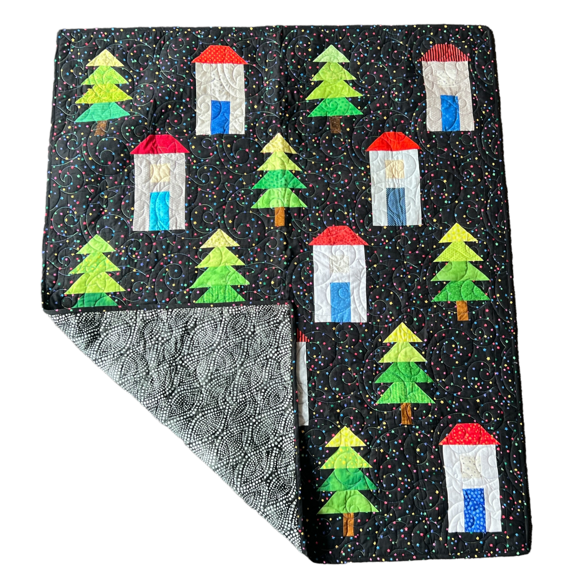 Quilt — Christmas Tree, Cot / Lap Size Baby & Toddler Car Seat Accessories Splash Quilting   