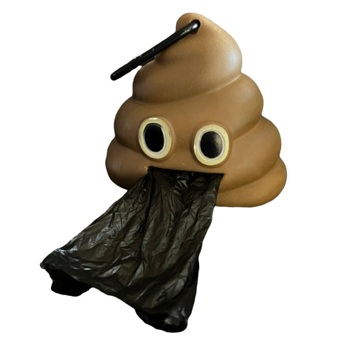 Poop Emoji Rubbish Bag Dispenser Pet Waste Bag Dispensers & Holders SPIRIT SPARKPLUGS   