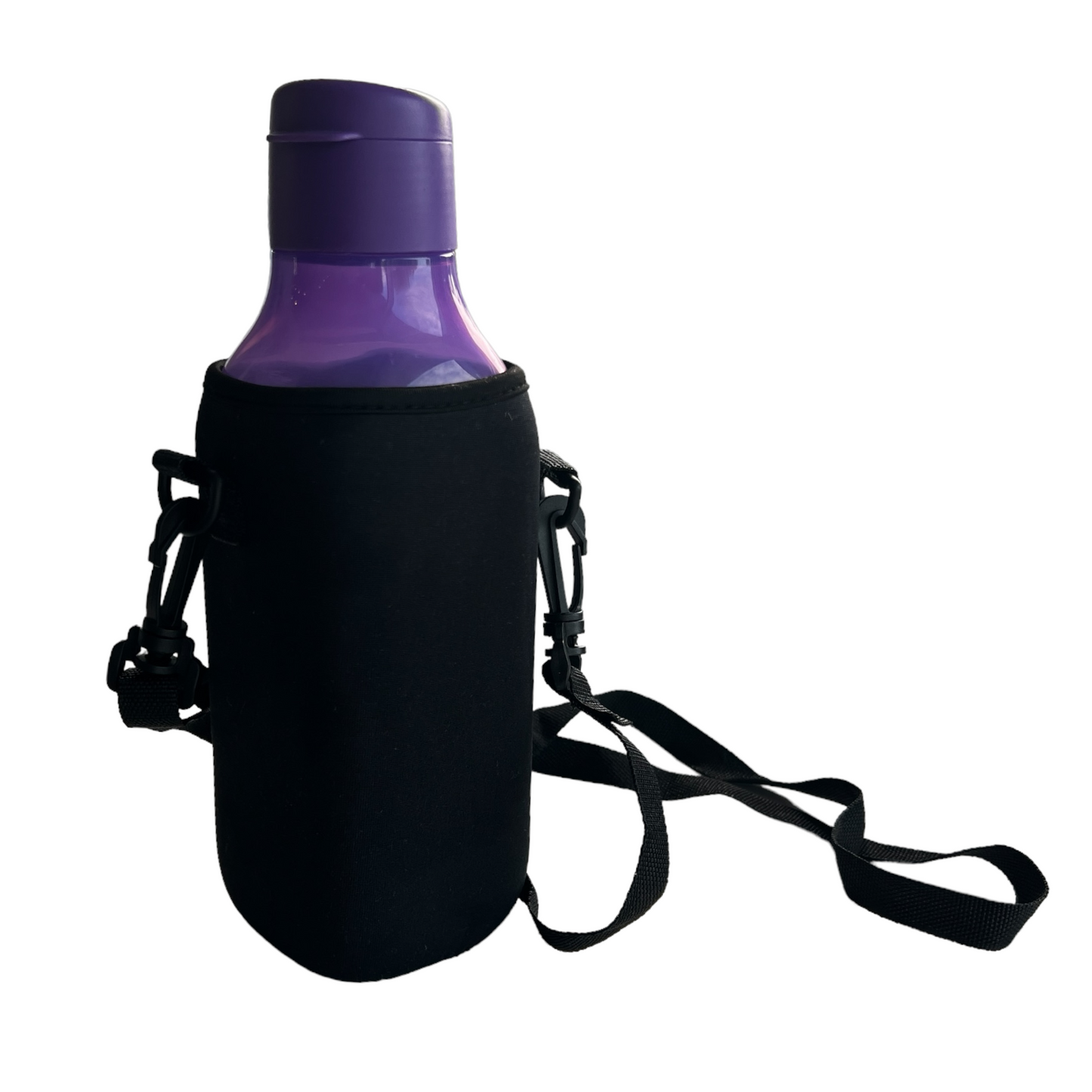 Neoprene Water Bottle Holder + Strap Drink Sleeves SPIRIT SPARKPLUGS Black 1000ml 
