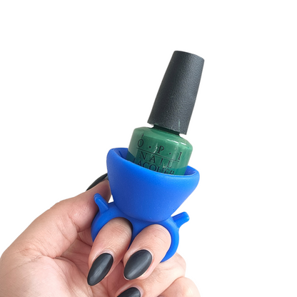 Vinyl Waste Collector / Wearable Nail Polish Bottle / Art Bin Health & Beauty SPIRIT SPARKPLUGS   