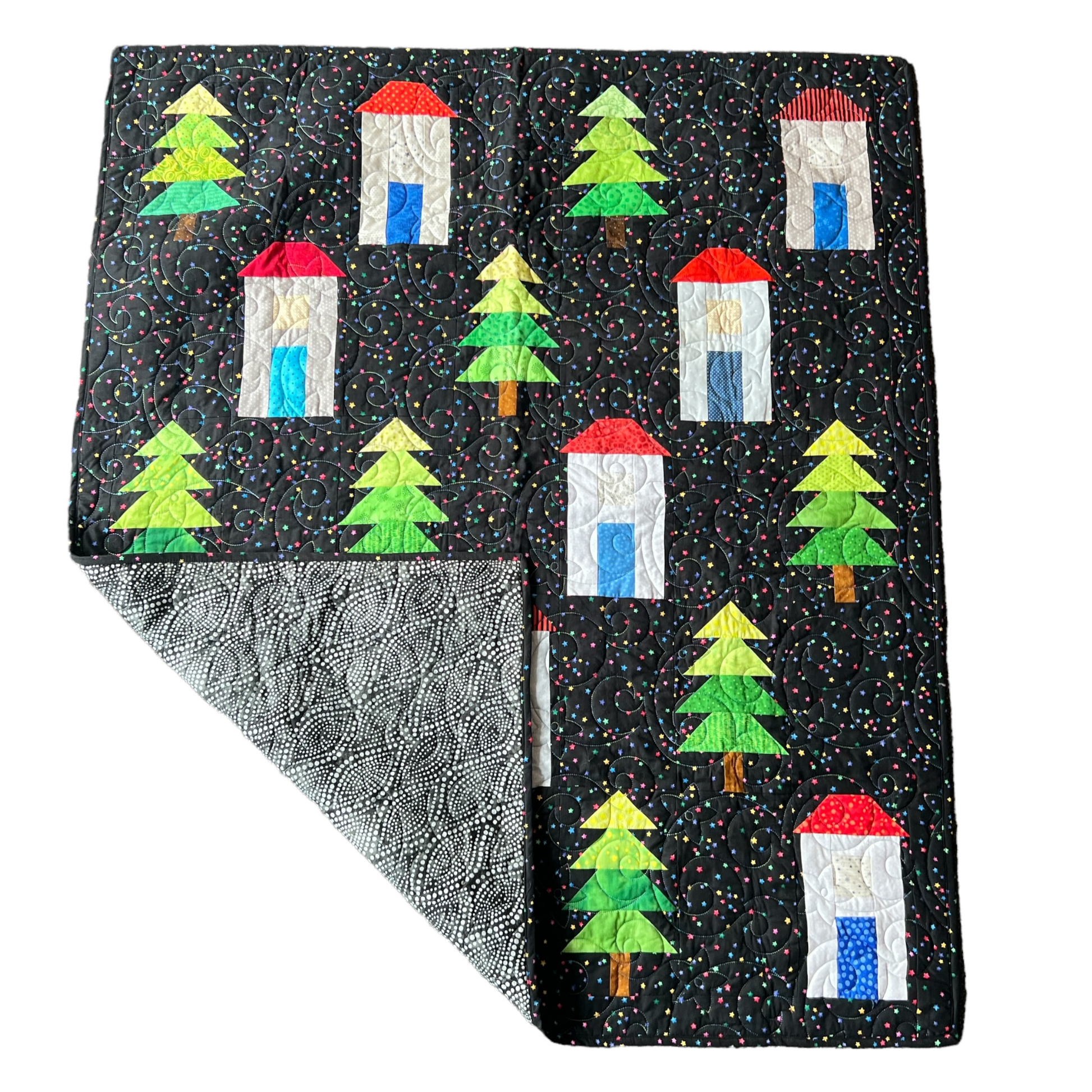 Quilt — Christmas Tree, Cot / Lap Size Baby & Toddler Car Seat Accessories Splash Quilting   