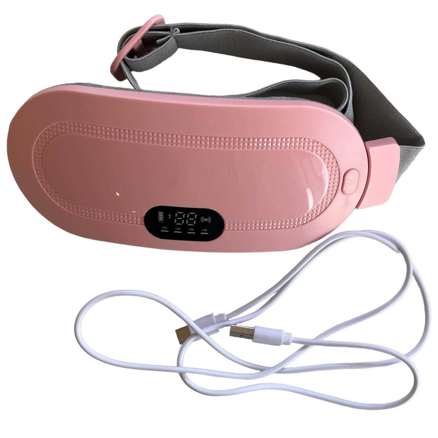Heating Massage Belt (USB)  SPIRIT SPARKPLUGS Light Pink  