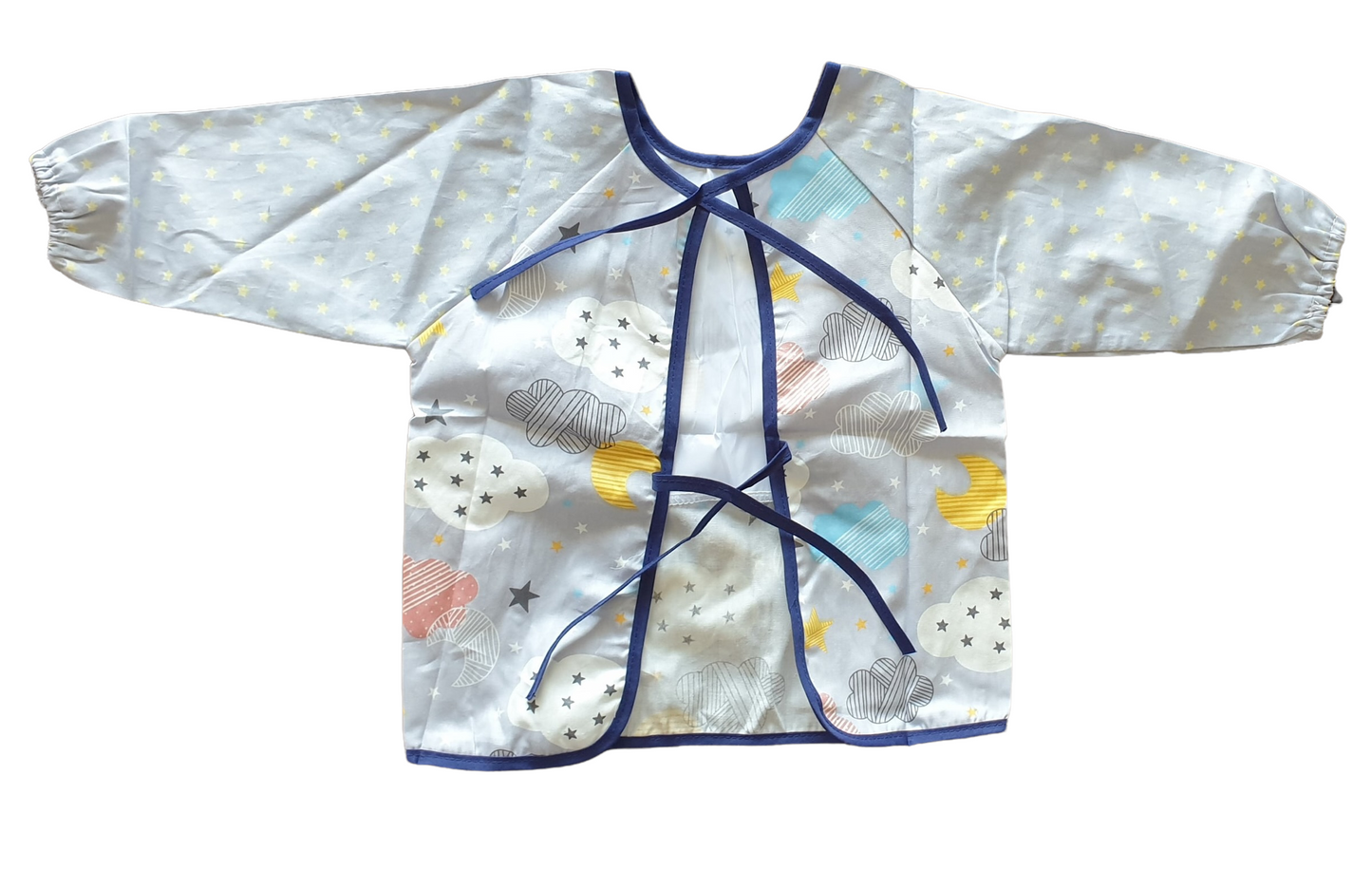 Full Sleeve Kids Apron  SPIRIT SPARKPLUGS Night Sky Grey 